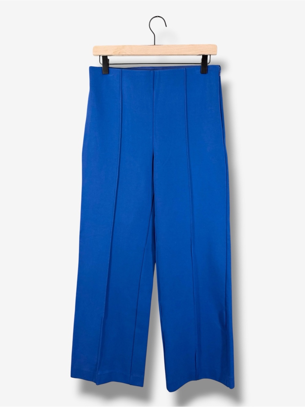 Ann Taylor Cobalt Blue Pintuck Wide Leg High
Rise Trouser Pants 8P 8 Petite